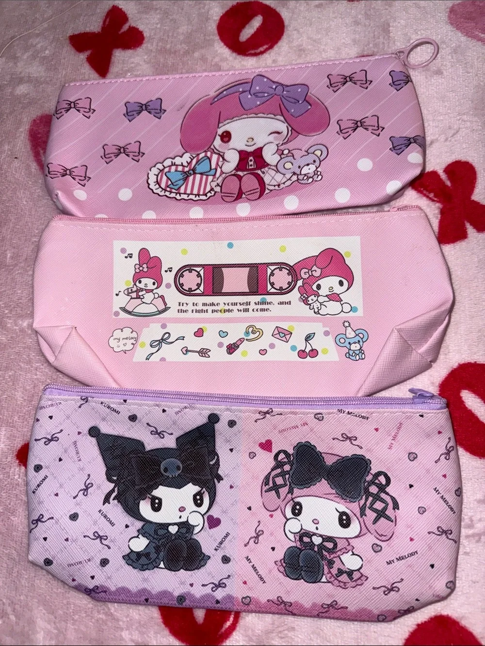 Sanrio My Melody pouch bundle